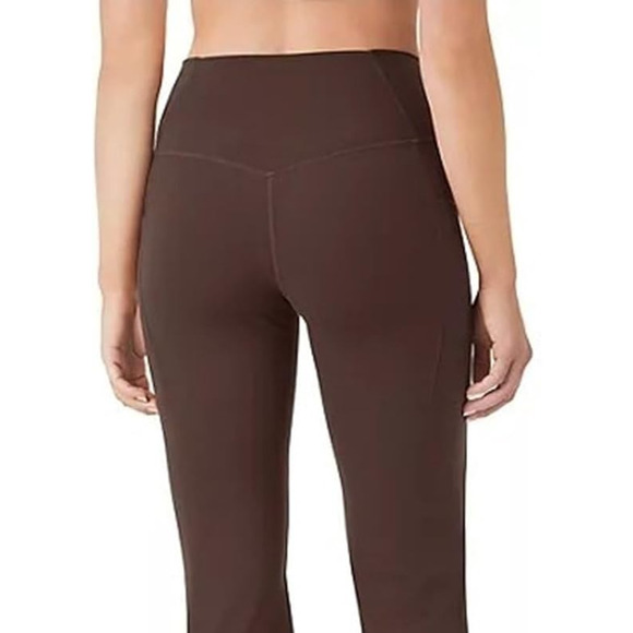 Members Mark Everyday Flare Yoga Pant Brown Bear Size L - Picture 7 of 7